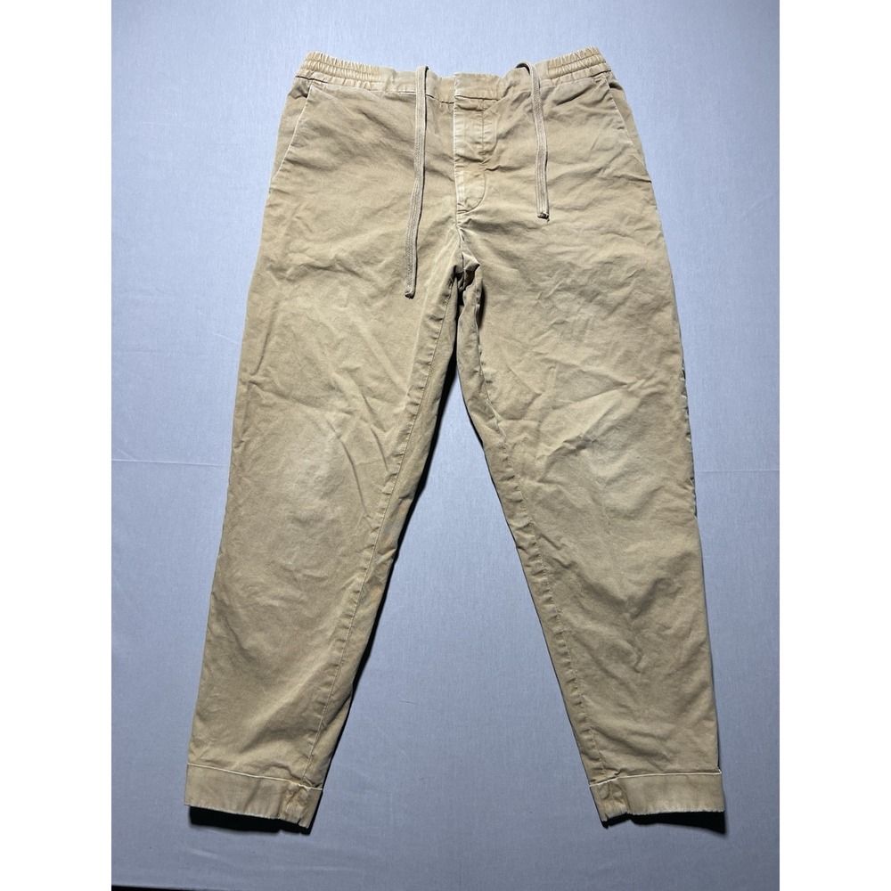 Barena Venezia‎ Pants Mens 46 Khaki Straight Leg Casual Chino Jogger Trousers